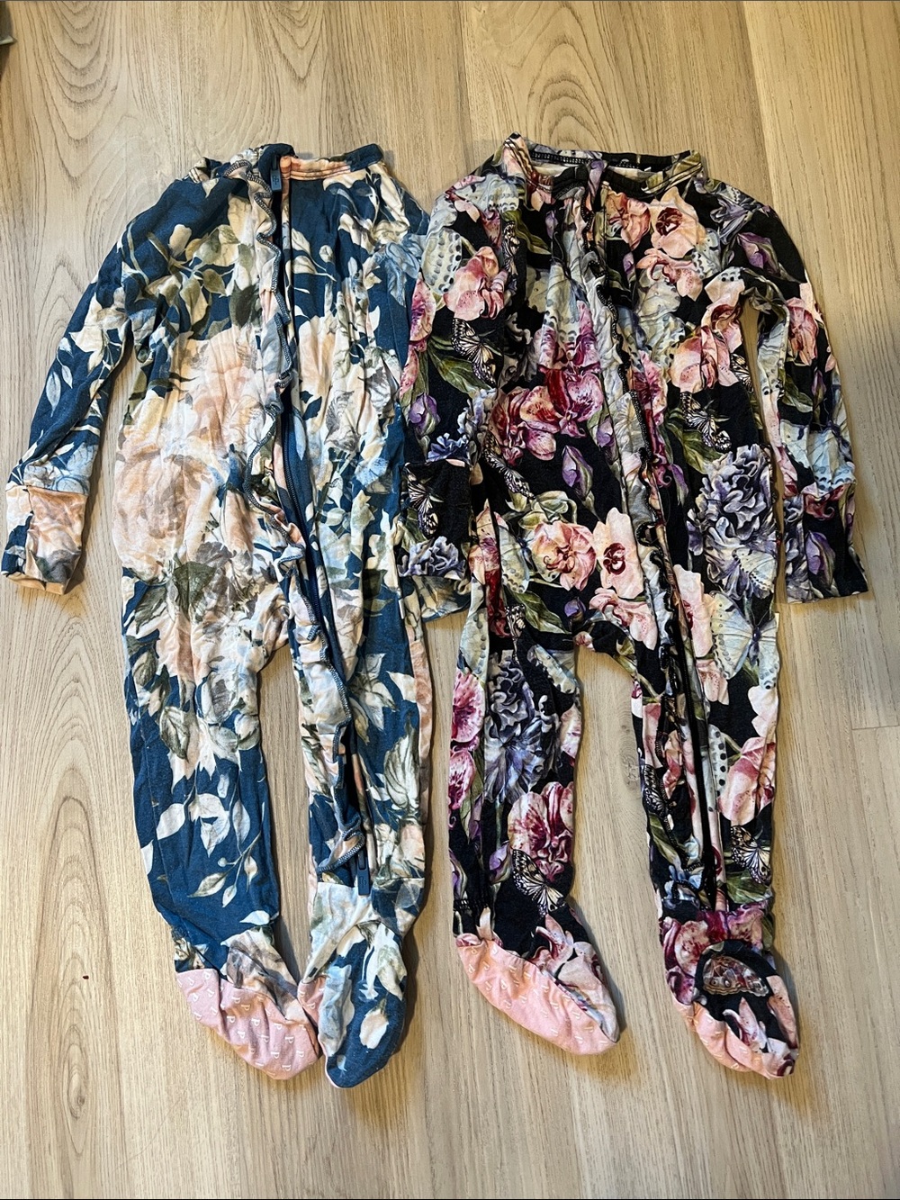 Posh Peanut set of 2 Footie Pajamas